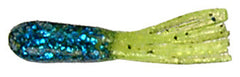 1.5" Duster - 15 Pack - Blue Glitter / Chartreuse